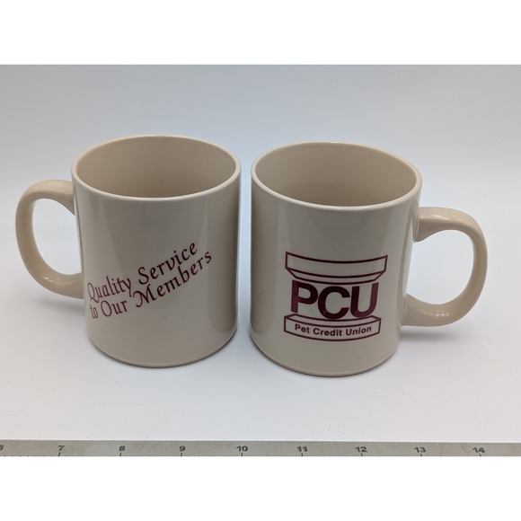 Other - Pet Credit Union Coffee‎ Mug Cup Tan